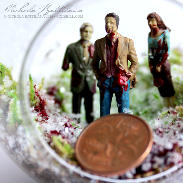 Pixie Hill Day 1 Zombie Ornaments