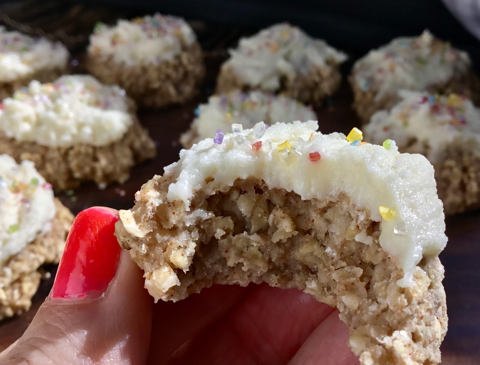 Food Fitness by Paige Frosted Oatmeal Cookies