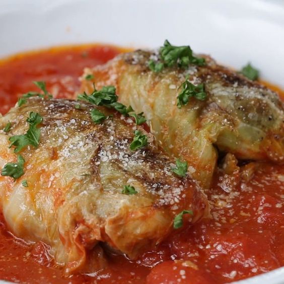 Together with the wine ♪ Grilled rolled cabbage with cheese Recipes