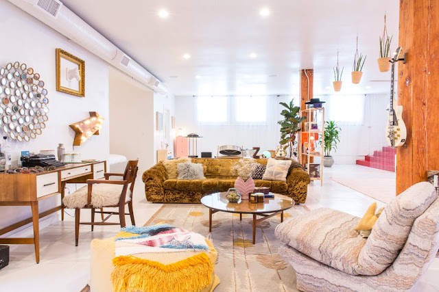 A boho home like no Sunday School I know - living room 1 bohohome.com @bohosusan