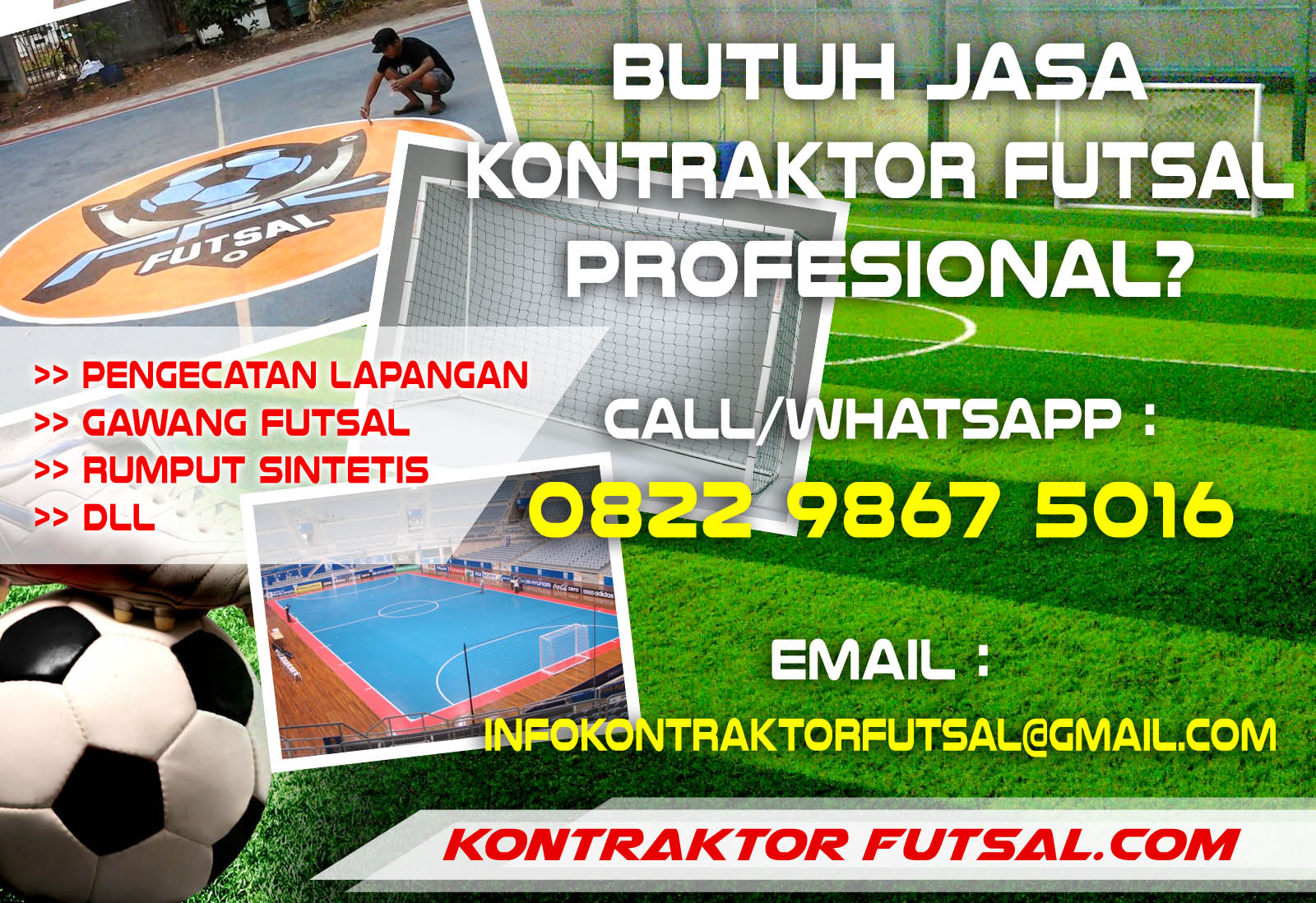 Kontraktor Lapangan Futsal Murah