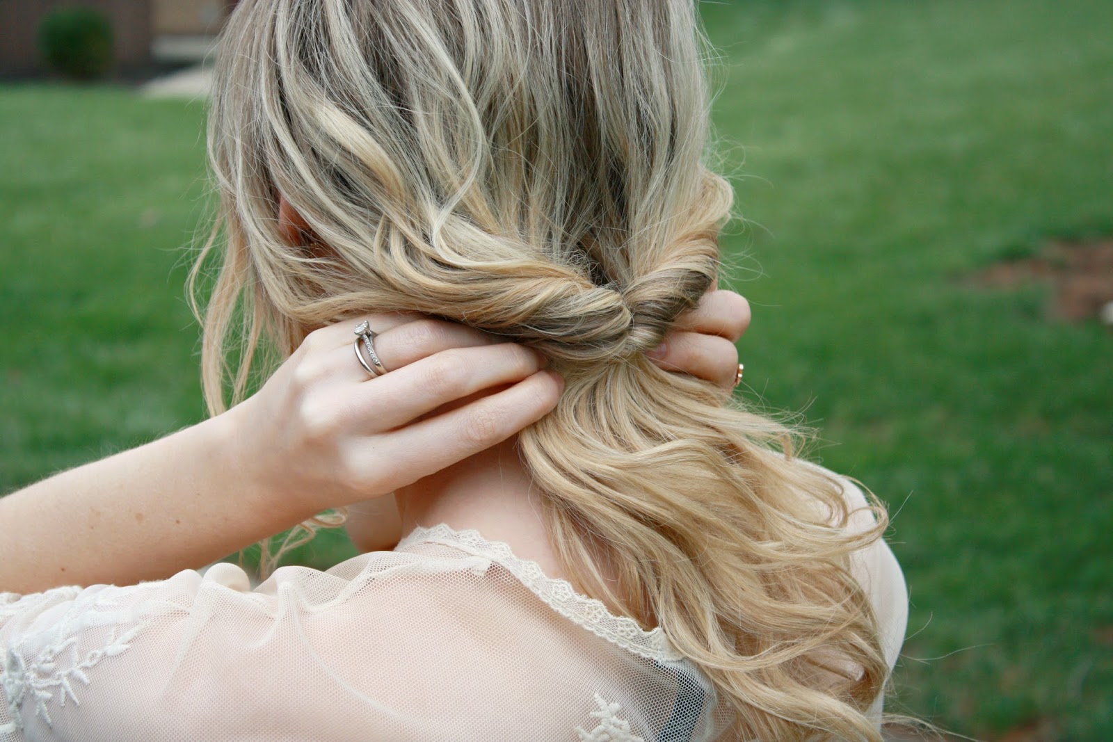 BG by Christina: Beauty | How To: Angel Wing Low Bun W/ Flower Crown ...