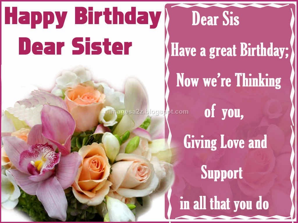 birthday wishes for sister images 123 happy birthday wishes for sister - happy ...