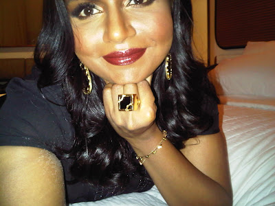 Mindy Kaling In Black Style Jewelry2