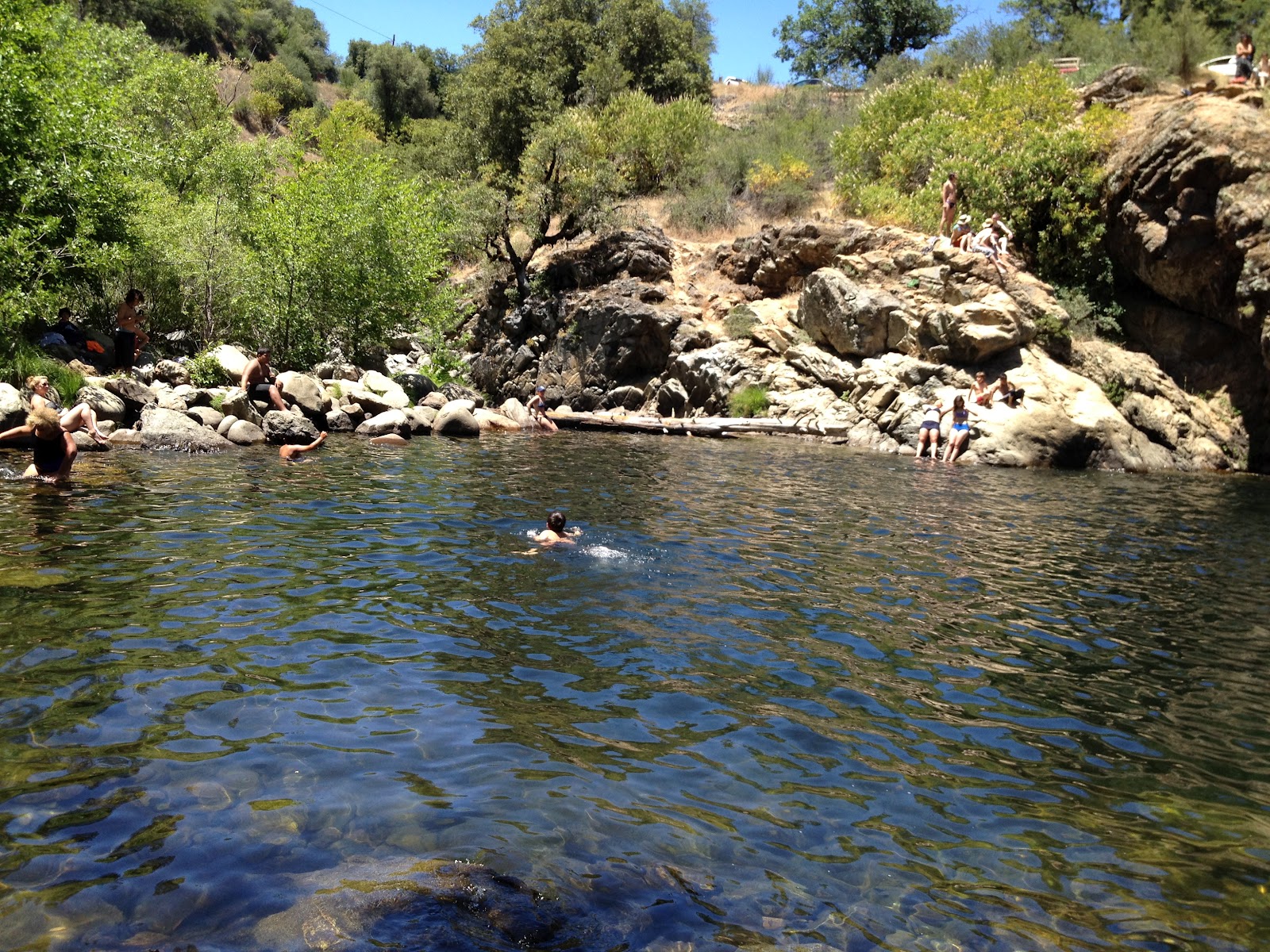 Rainbow Pools Swimming Hole, Yosemite, and Priest Station, Groveland