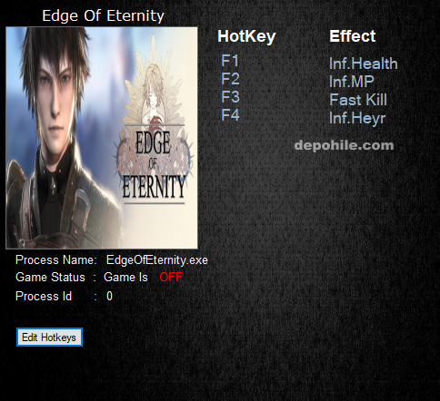 Edge of Eternity (PC) Sınırsız Can,Hızlı Kill +4 Trainer Hilesi İndir