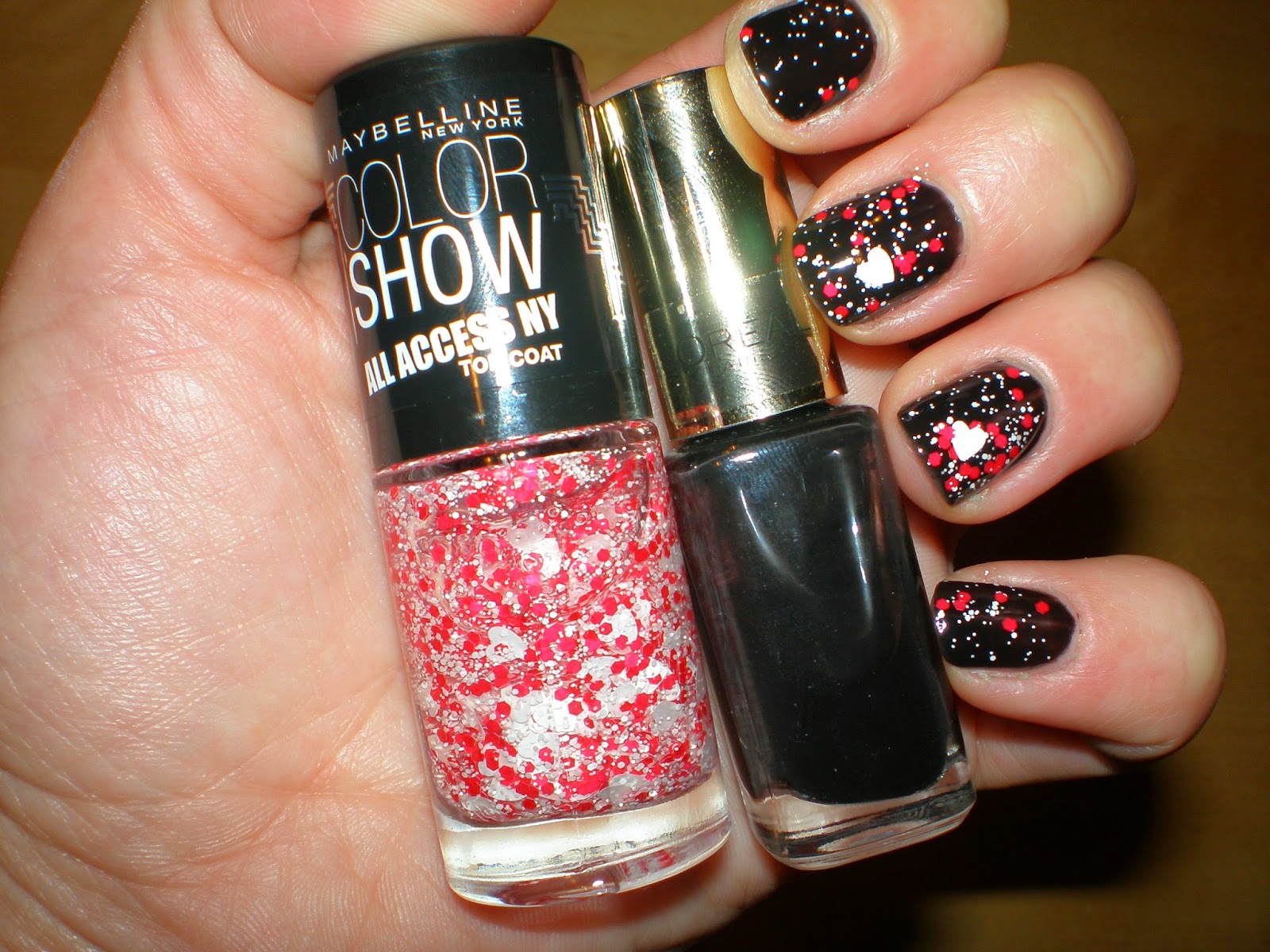My manicure using Maybelline and L'oreal nail polishes
