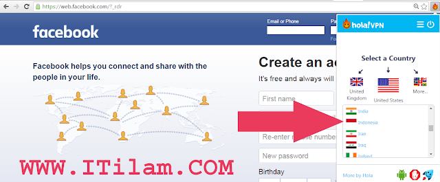 Facebook invisible name trick