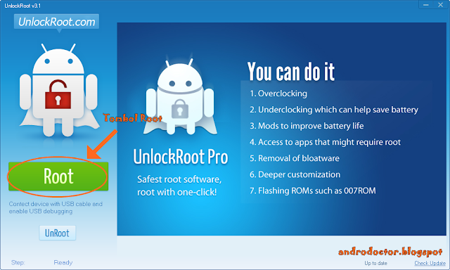 Cara ROOT & UNROOT semua jenis Android 6- Drio AC, Dokter Android