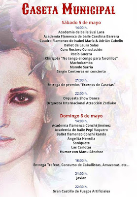 PROGRAMA DE LA FERIA DE DOS HERMANAS 2018 - DÍAS 5 Y 6 DE MAYO