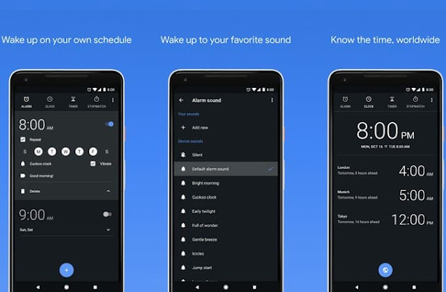 Google Clock adds musical alarms via Spotify Google Clock app update adds musical alarms via Spotify