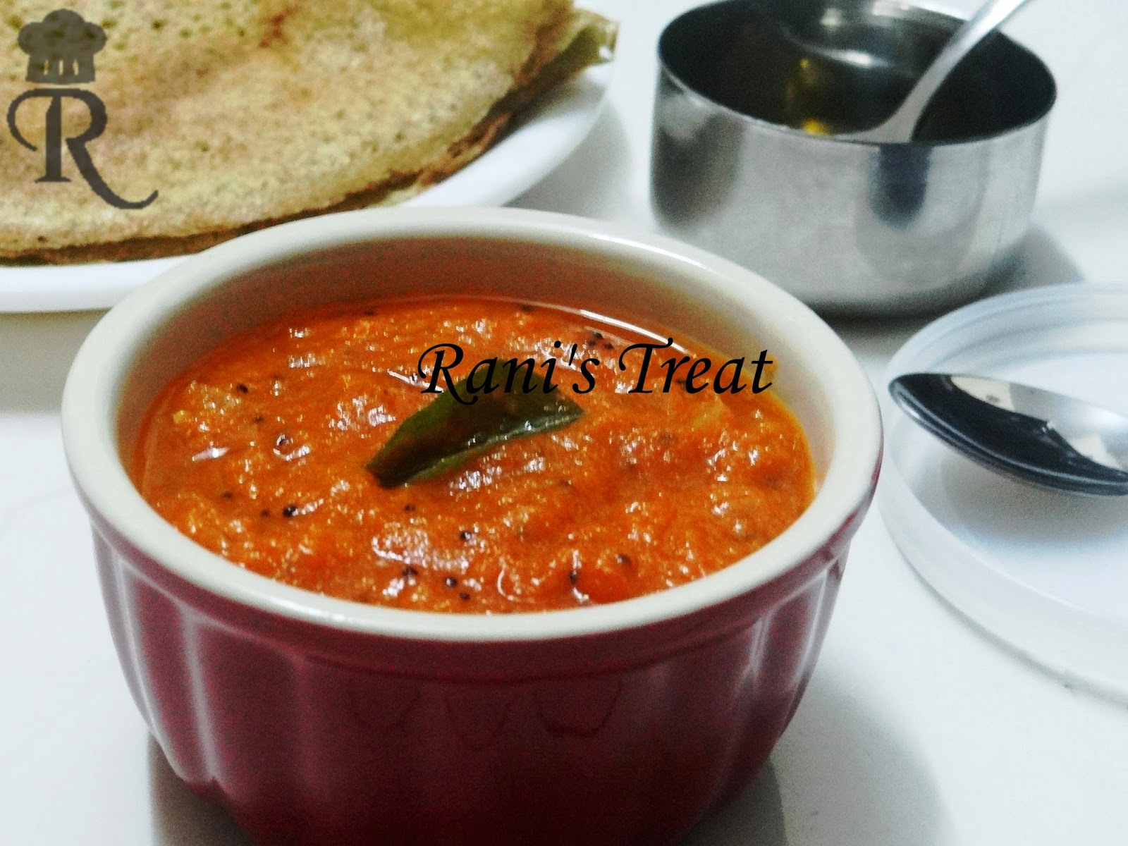 Rani's Treat Onion Tomato Chutney Red Chutney Easy Thakkali