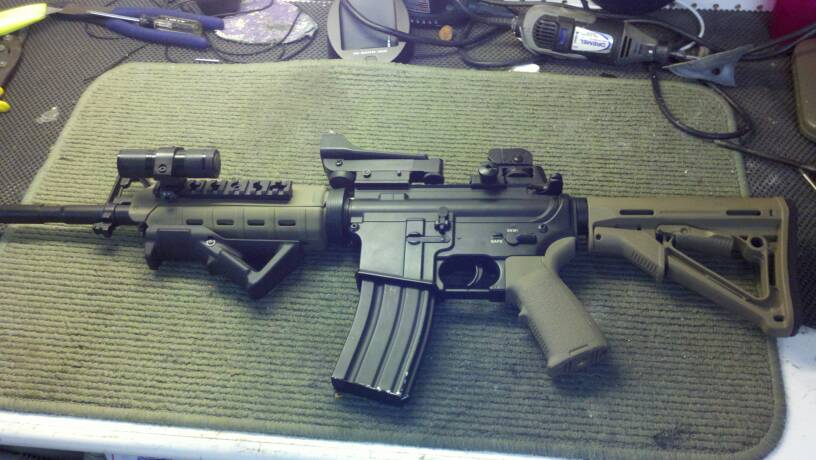 M4 Ris Build Airsoft GuRu Presents The GuRu Crew Reviews: D-Boys M4 RIS (Overide ...