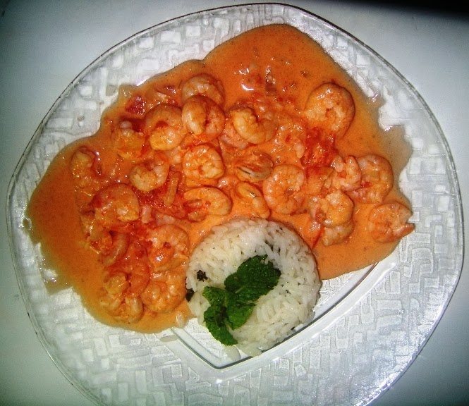 Culinária Criativa: Camarão ao molho Cream Cheese