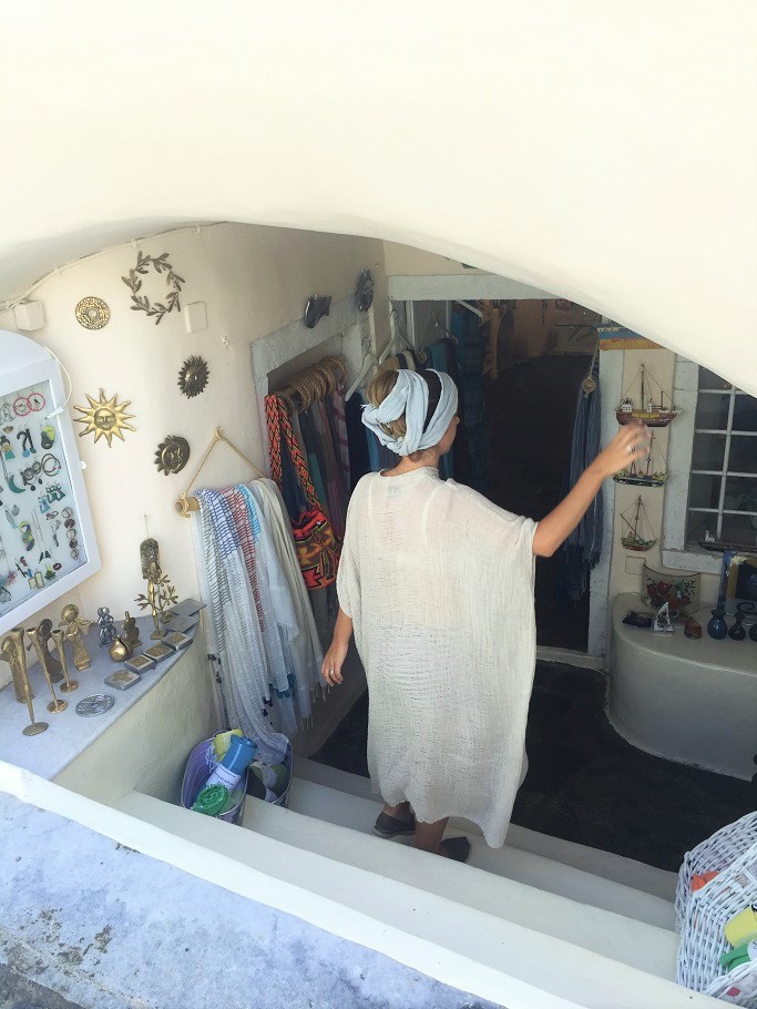 Shopping Greek island