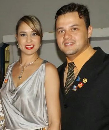 Casal Presidente do Rotary Club de Morrinhos