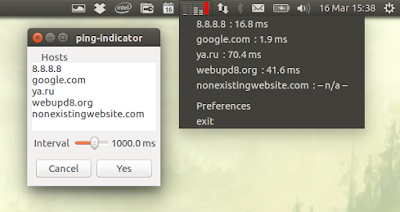 Ping Indicator Ubuntu