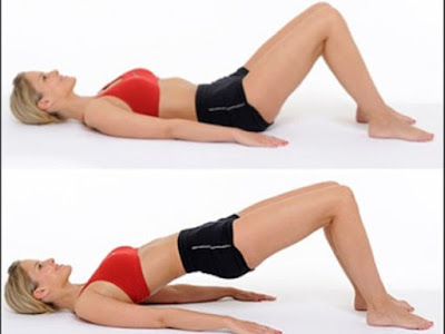 Mengecilkan Paha, Betis dan Pantat dengan towel squeeze bridge Mengecilkan Paha, Betis dan Pantat dengan towel squeeze bridge