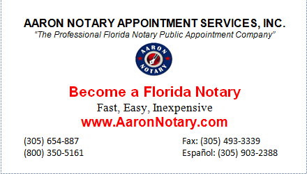 Become a Florida Notary