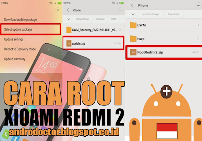 Cara Root Xiomi Redmi 2 - Drio AC, Dokter Android