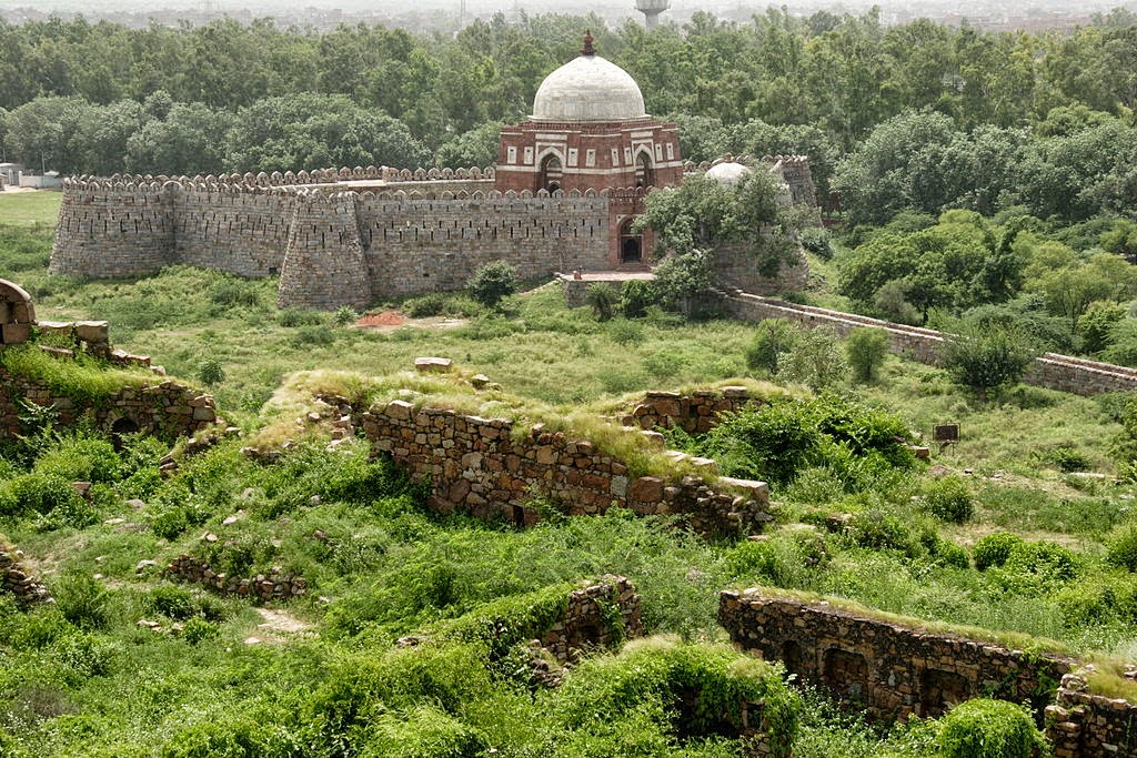 Ghiyath Aldin Tughluq Tomb from Tughluqabad