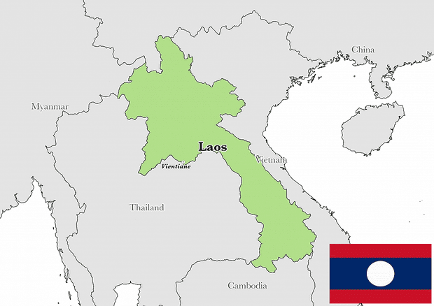 Peta Laos