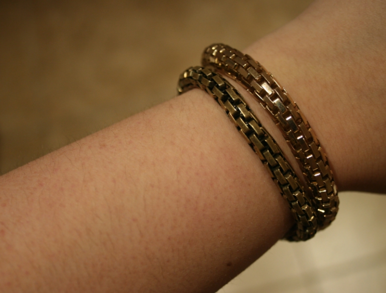 Amy's Wardrobe Staples Jewelry Wardrobe Staple Gold Link Bracelets