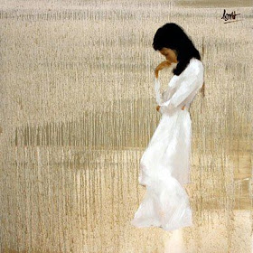 Нгуэн Тан Бин. Девушка в белом платье. 1997