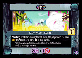 My Little Pony Dark Magic Surge The Crystal Games CCG Card