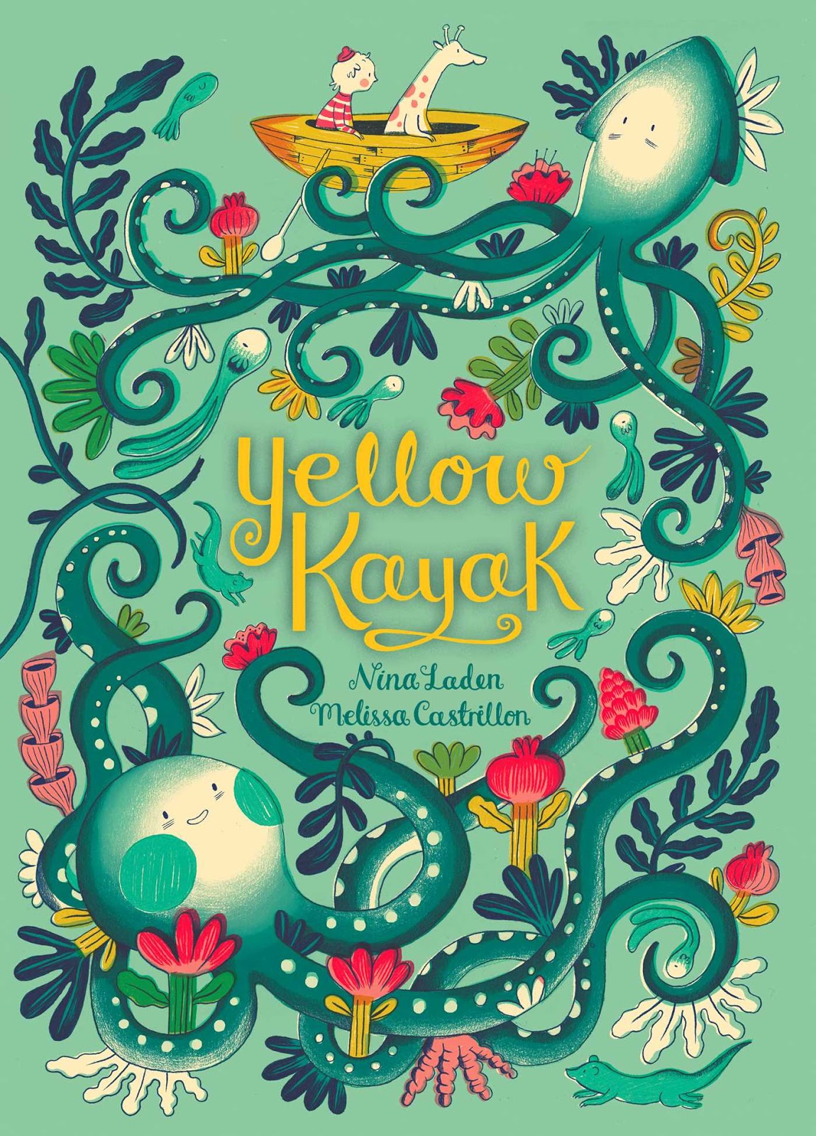 KISS THE BOOK Yellow Kayak by Nina Laden ESSENTIAL