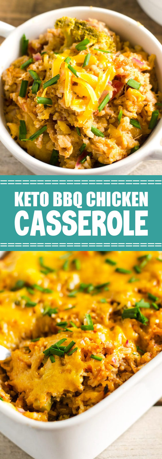 Keto BBQ Chicken Casserole keto chickenrecipes