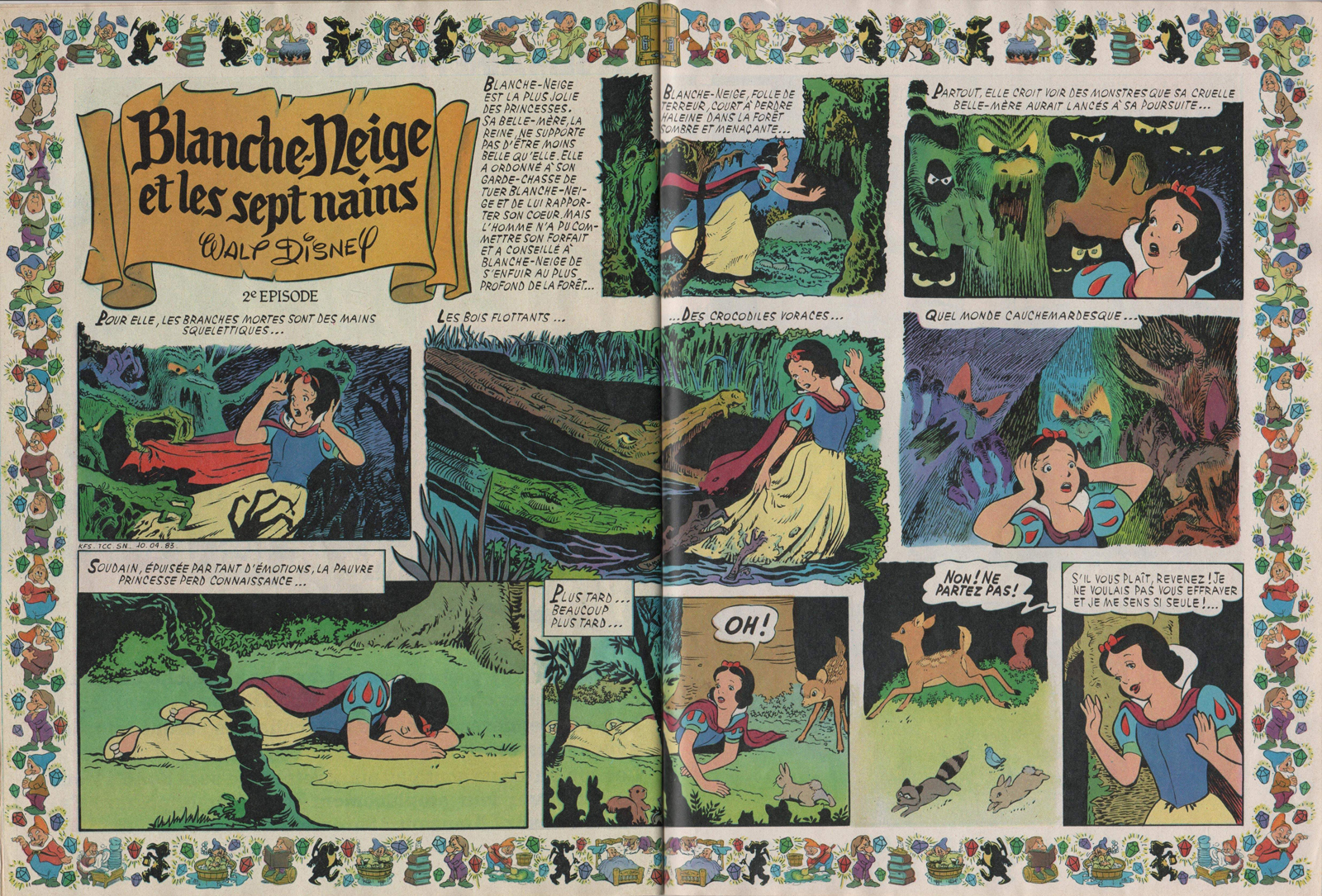Filmic Light Snow White Archive 1983 Le Journal de Mickey Blanche