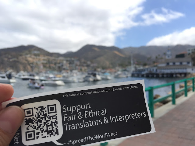 Fair & Ethical Translators and Interpreters, Sticker Tagging Campaign via www.elingual.net