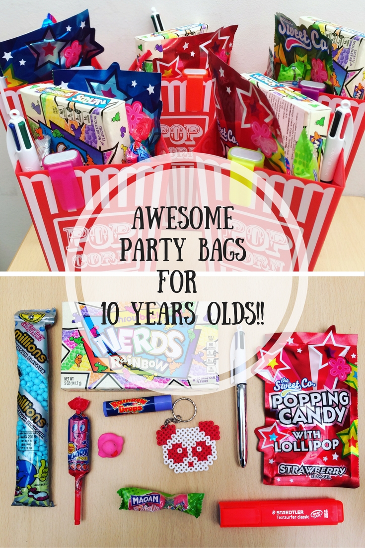 Blogging Boo Awesome Party Bags for 10 Year Olds