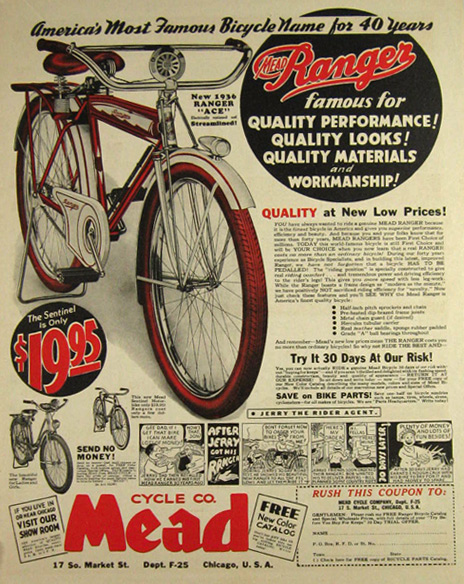 vintage bike ads