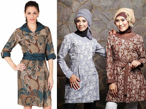 dress batik kerja dress batik kerja