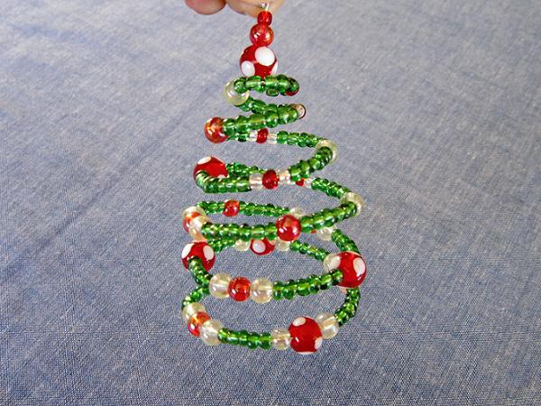 beaded christmas ornaments