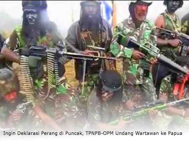 Ingin Deklarasi Perang di Puncak, TPNPB-OPM Undang Wartawan ke Papua Ingin Deklarasi Perang di Puncak, TPNPB-OPM Undang Wartawan ke Papua