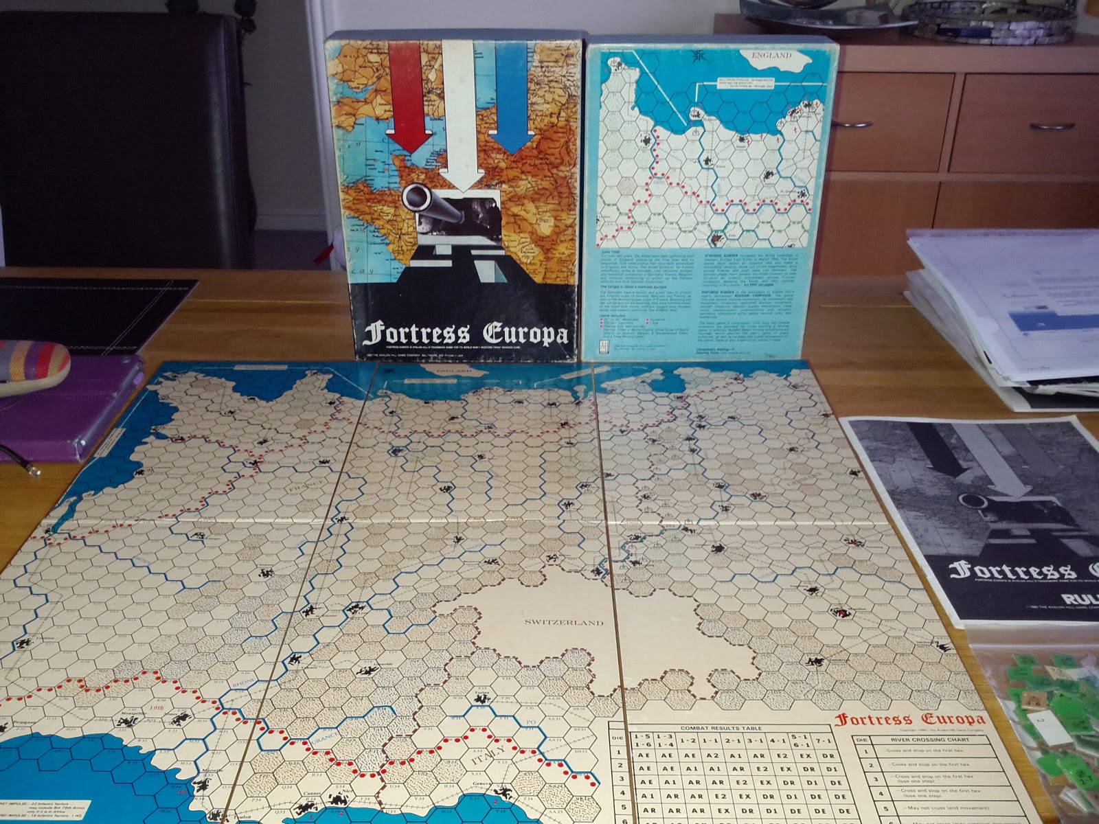 Brian S Wargaming Blog My Collection Fortress Europa Avalon Hill