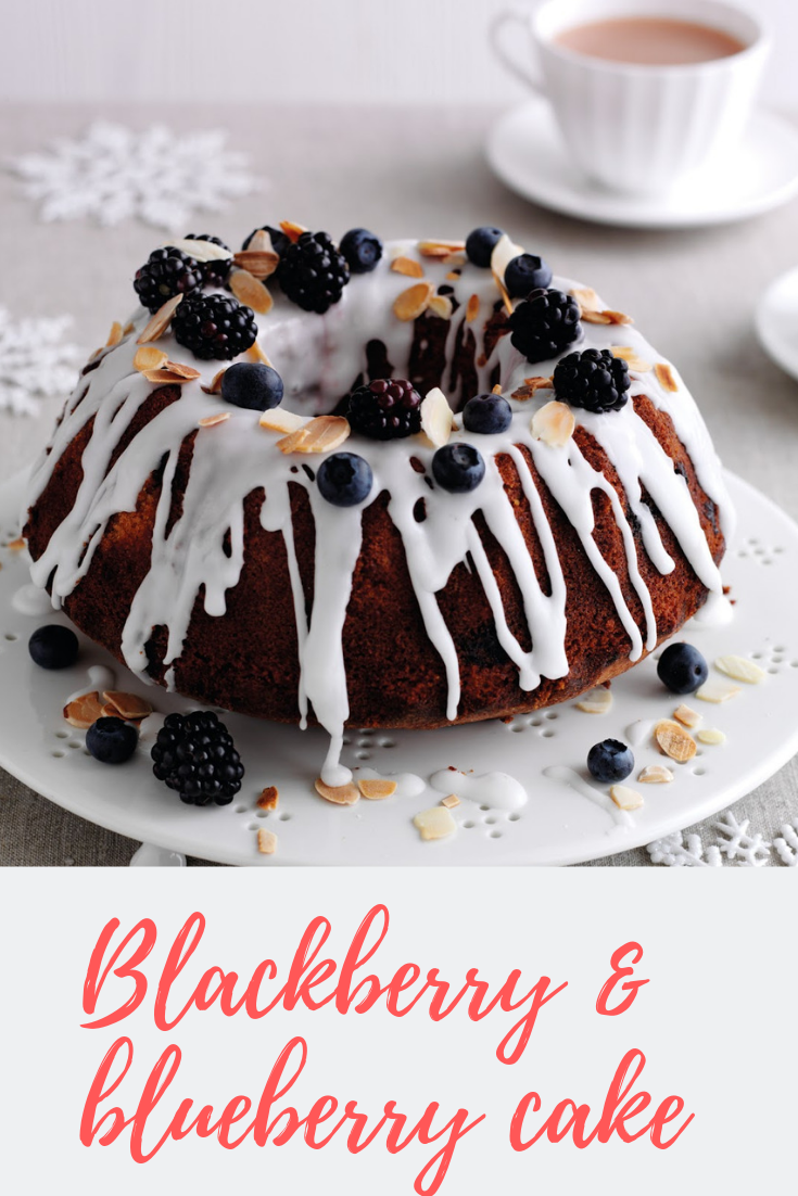 Blackberry and Blueberry Cake Recipe