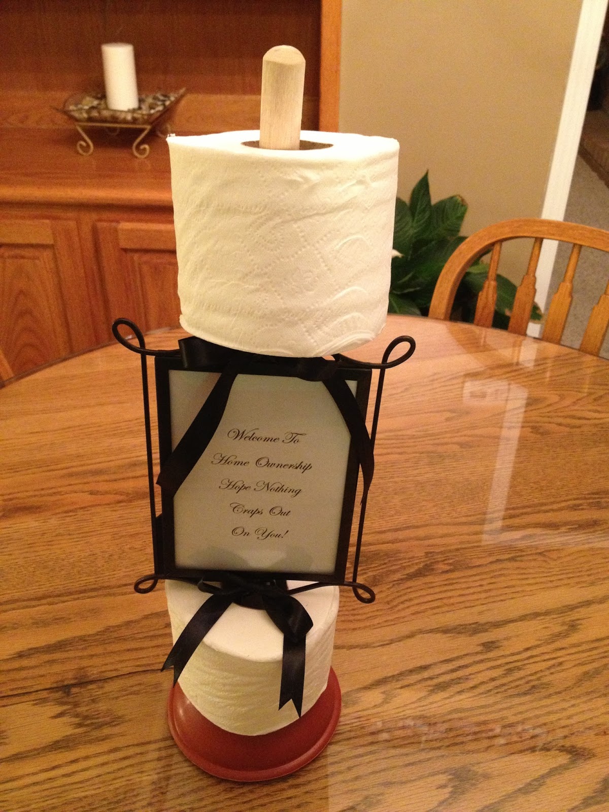 Saw it pinned it made it plunger housewarming gift 