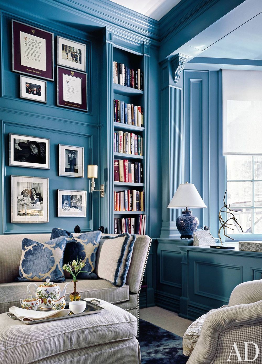 In the BLUE ROOM: House BLUE-tiful