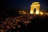 peaceful protest at India Gate, New delhi