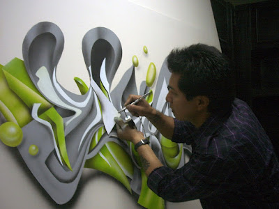 MURAL TIPO GRAFFITI- ESTUDIOS FOX TOMA UNO-