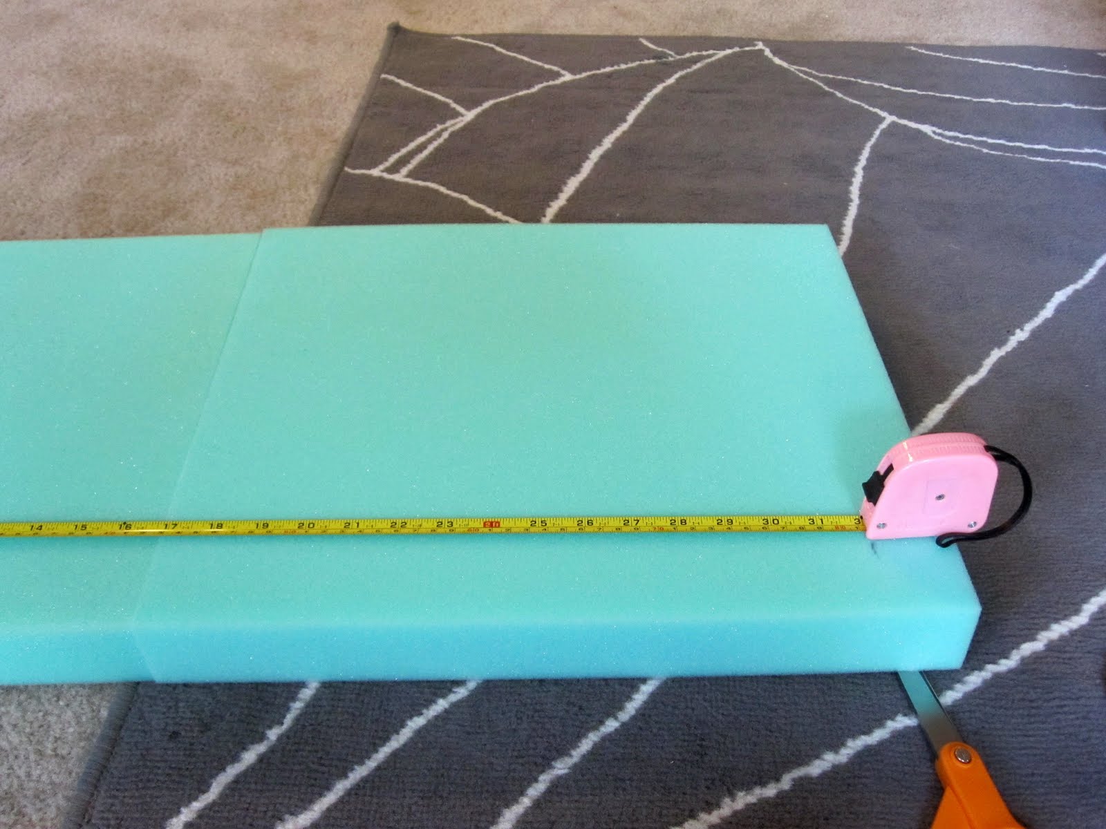 home, thrifty home IKEA shower bench turned shoe storage