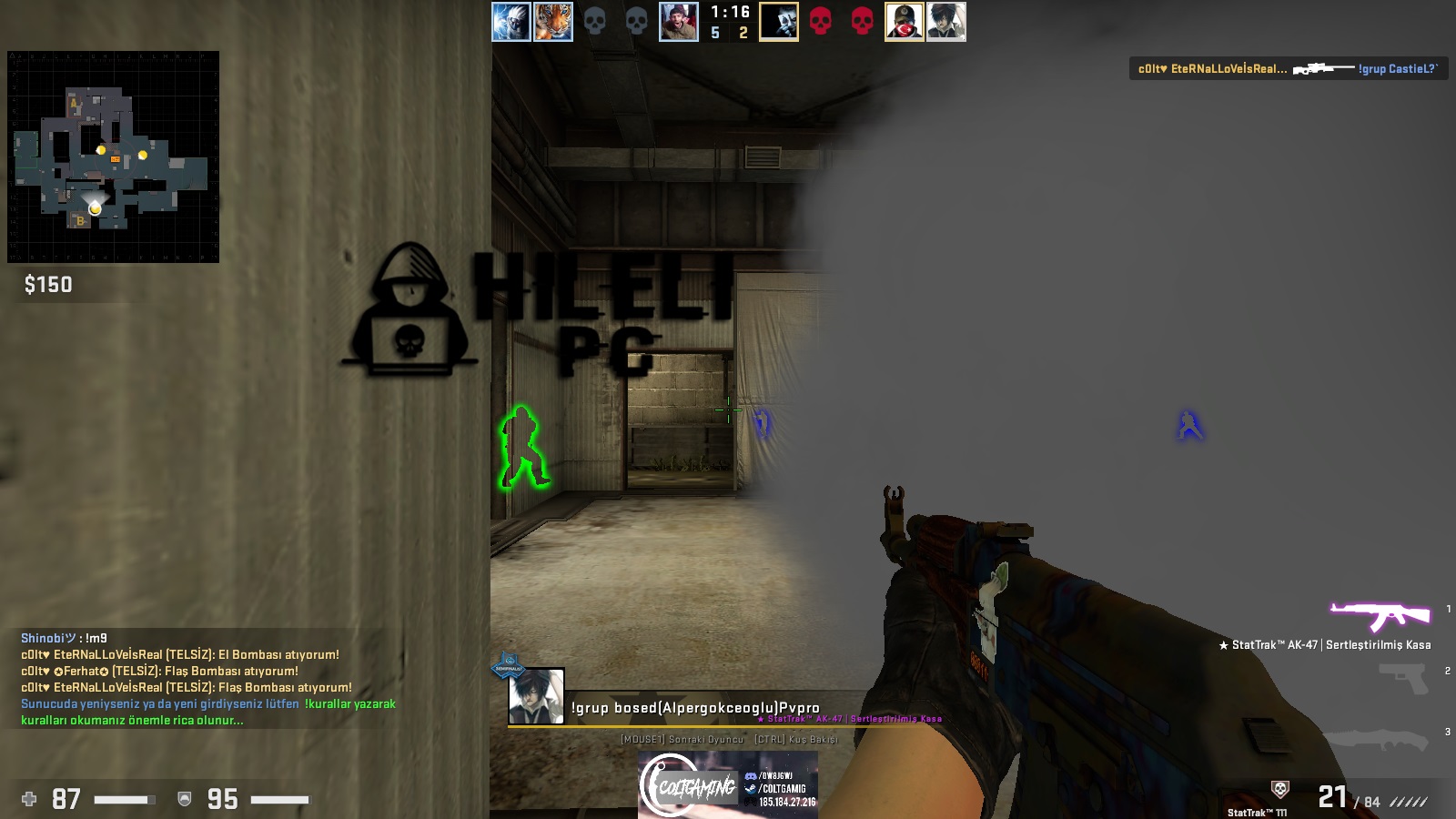 CSGO WALL HACK DUVAR ARKASINDAN GÖRME HİLESİ (GÜNCEL) Hileli PC