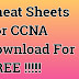 Cheat sheets for CCNA