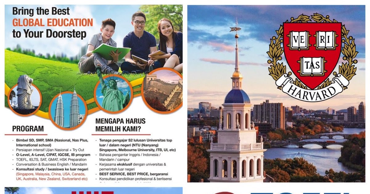 PUSAT PERSIAPAN TES TOEFL, IELTS, GMAT, GRE, SAT, TOEIC