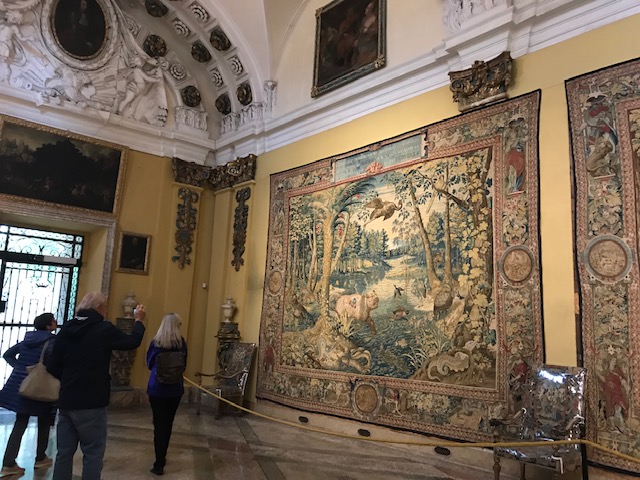 ボロッメオ宮殿のタペストリーの部屋