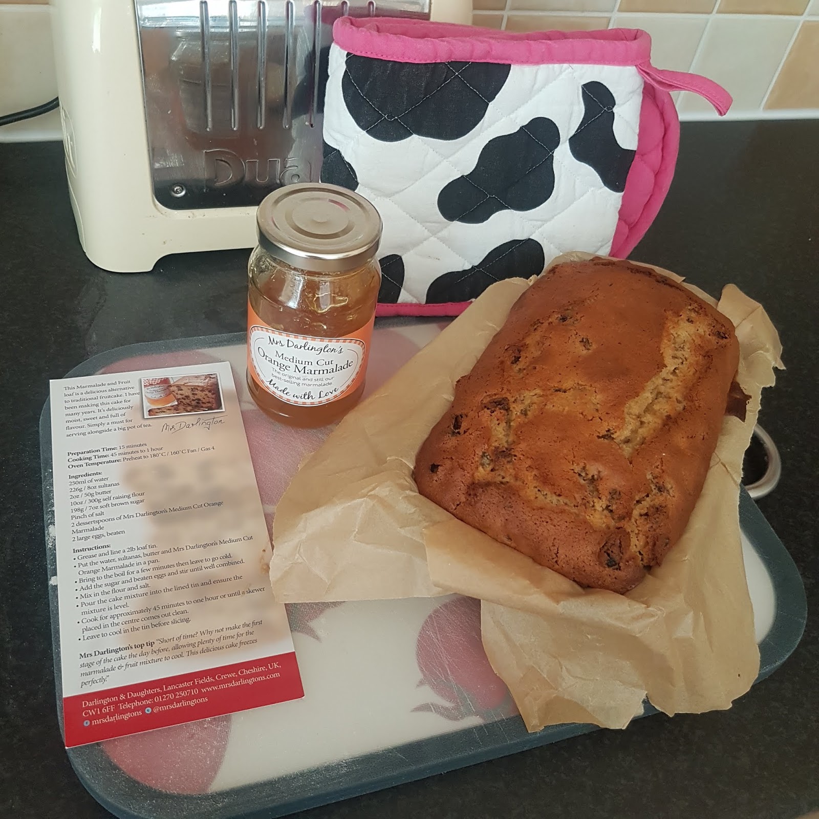 Recipe Mrs Darlington's Marmalade Fruit Loaf Country Bumpkin Chic